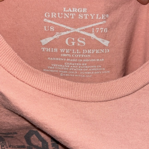 EUC Grunt Style juniors large ptp 18” length 26” light pink 100% cotton - Picture 2 of 7